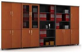 Wooden office cabinet