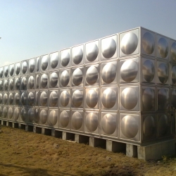 Stainless steel industrial water tank