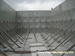 Stainless steel industrial water tank