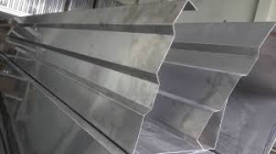 Stainless steel trough