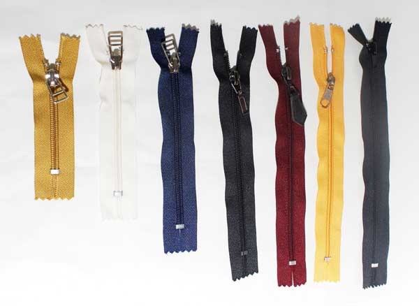 Nylon zippers
