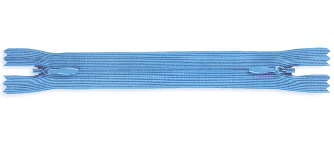 Invisible zippers