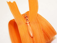 Invisible zippers