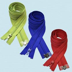 Nylon zippers