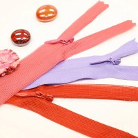Invisible zippers