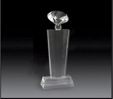 Crystal trophy