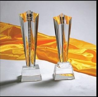 Crystal trophy