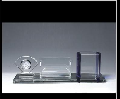 Crystal desk set
