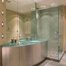 Glass bathroom