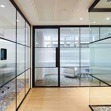 Glass partition