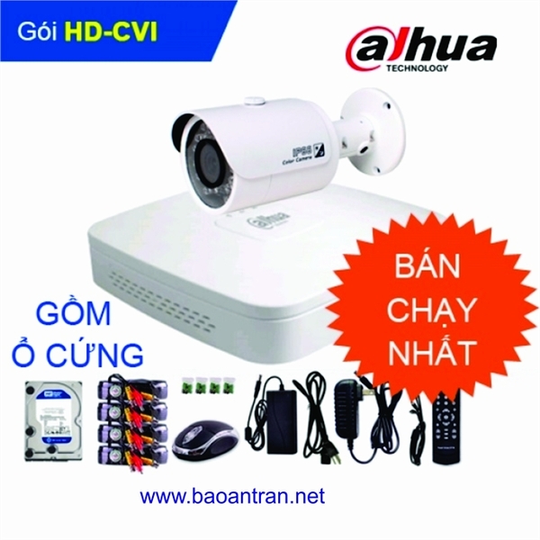 1-channel Dahua camera kit