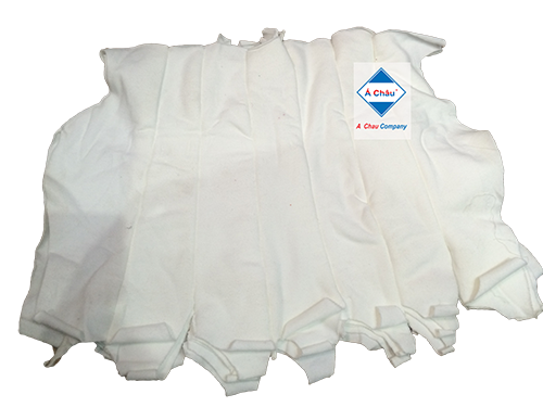 Weaved white wiping cloth