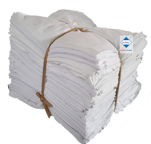 Small, white wiping cloth