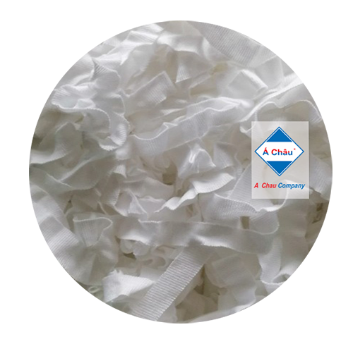 White cotton fabric scrap