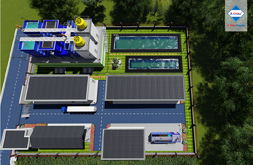Wastewater treatment module