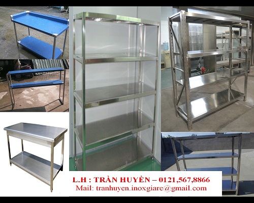 Stainless steel shelf