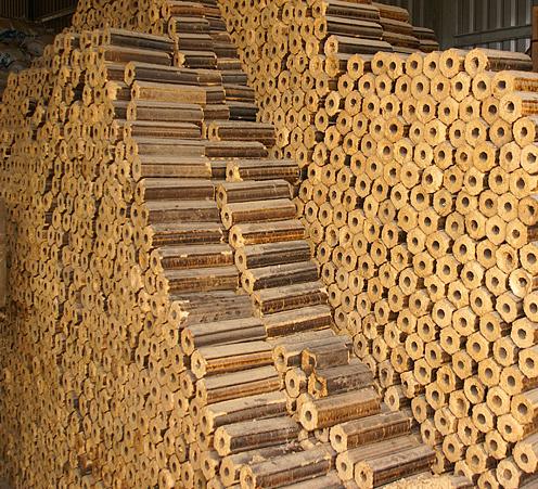Rice Husk Briquettes