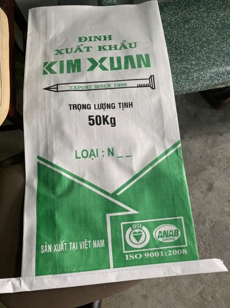 Bag for containing screws