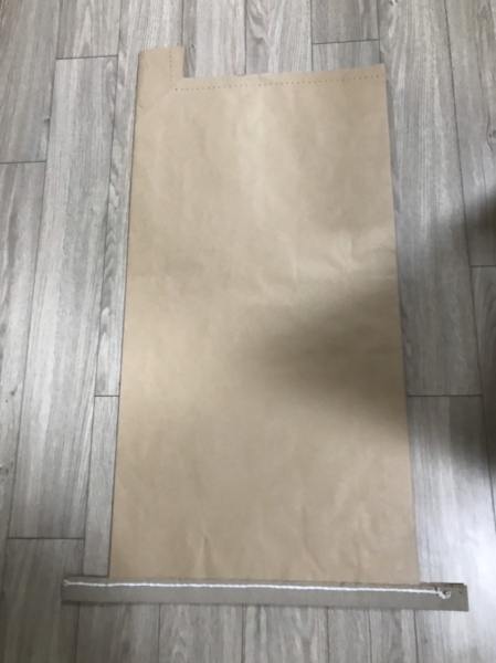 3-layer Kraft paper bag with sealing head