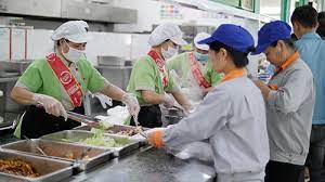 Industrial catering for staff