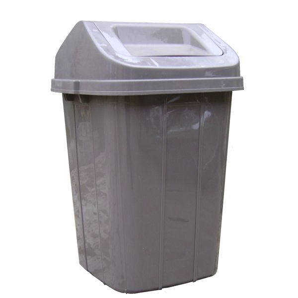 Plastic garbage bin