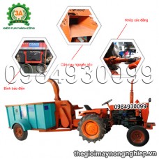 Mobile grass chopper