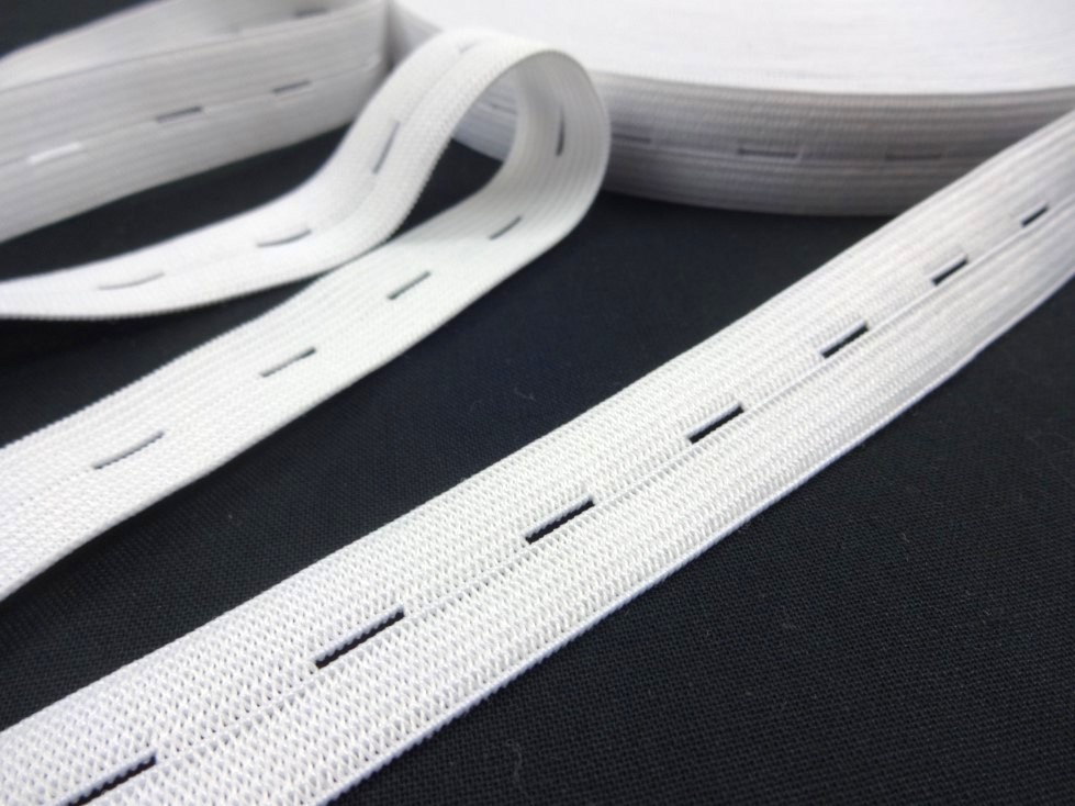 Perforated woven elastic