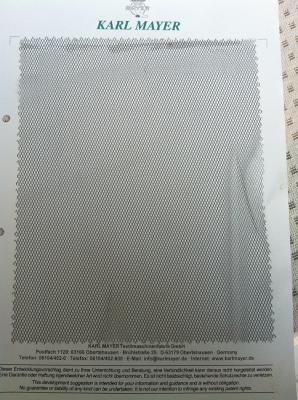 Net fabric, tricot fabric
