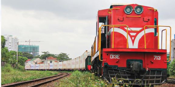 Inland transport by rail