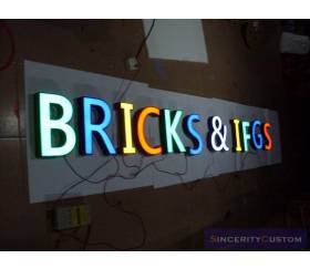Led advertising board