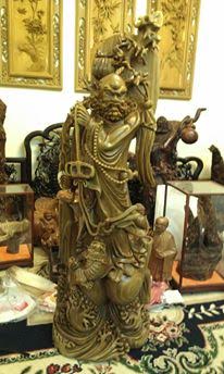 Wood statue