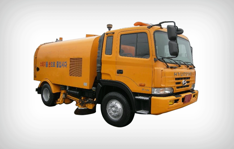 Street sweeper truck