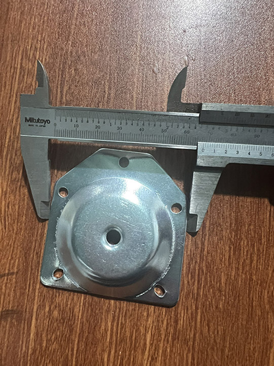 Table leg bracket M8x70x70x2