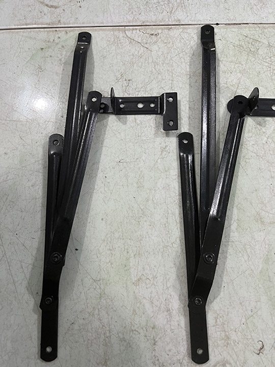 Folding chair brackets