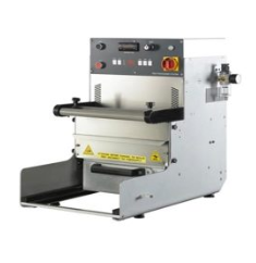 Tray gluing machine