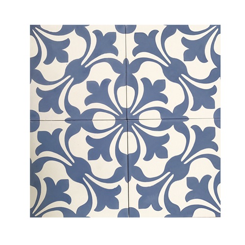 8 Floral ceramic tiles