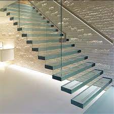 Glass stairs