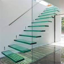 Glass stairs