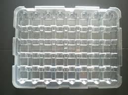 Shaped plastic tray
