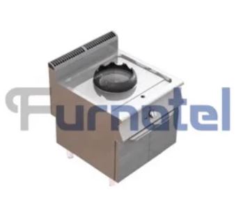 700 Series China wok with cabinet