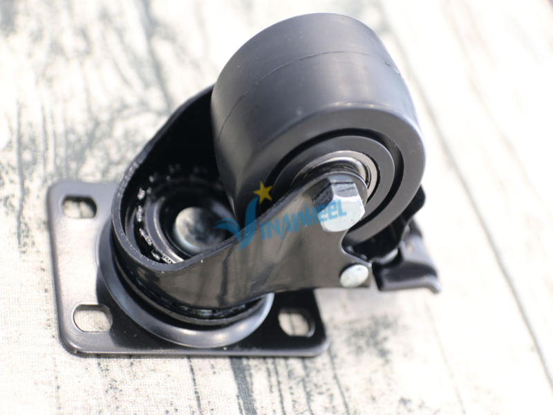 Grey trolley wheel