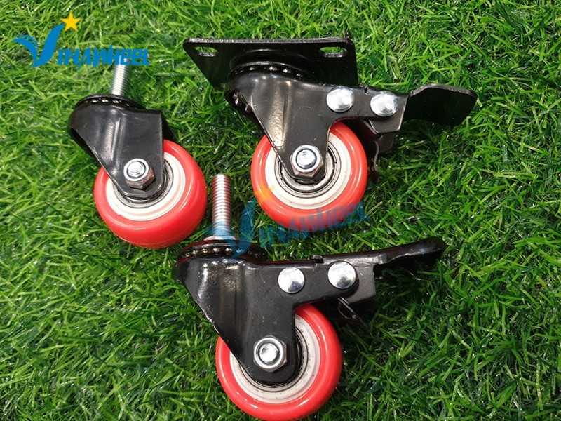 Red trolley wheel