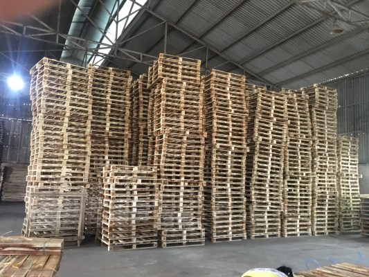 Wooden pallets
