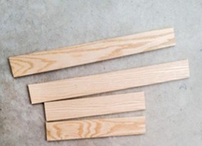 Wooden boxes, wooden bars