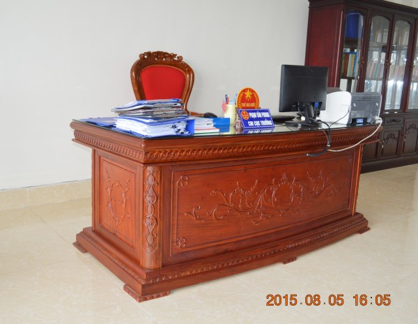 Wooden desk