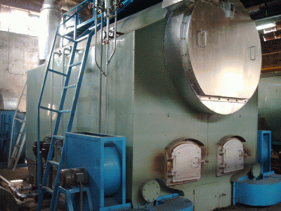 Coal fired steam boiler