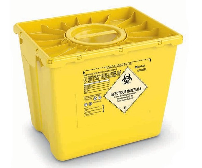 Medical trash can