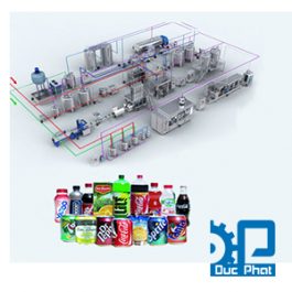 Carbonated beverage production line