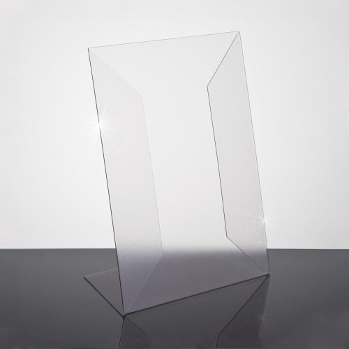 Clear sign holder