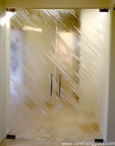 Safety glass doors